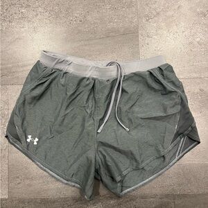 Under armor, running shorts
